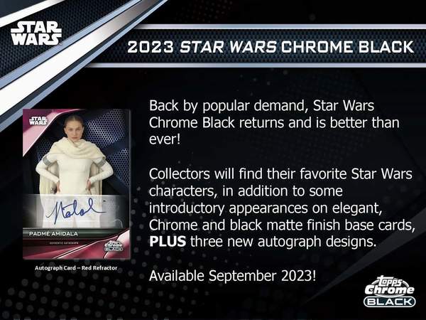 Star Wars Chrome Black - 2023